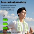 thumbnail image 3 of Cooling Wipes - Travel Size Sweat Absorption Towels, Refreshing Sheets | Body Wipes for Athletes, Running, Cycling, Camping, Fitness Enthusiasts, Outdoor Activities, Workout Skincare, Heat Relief, 3 of 17