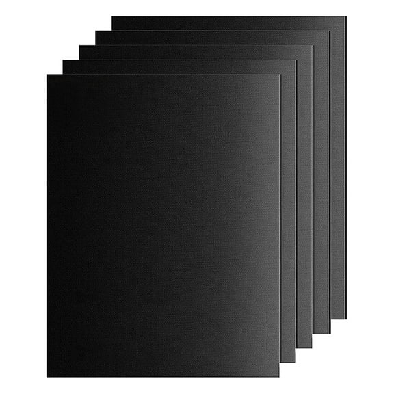 5 x BBQ Grill Mat-Black