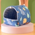 thumbnail image 2 of Ympkerial Cozy Small Animal Bed House Hideout with Tunnel Washable Fleece for Guinea Pigs Rabbits Hedgehogs Ferrets Chinchillas and Hamsters Indoor Use, 2 of 5
