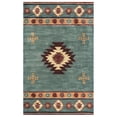 thumbnail image 4 of Alora Decor Ryder 5' x 8' Tribal Gray Blue/Rust/Burgundy/Tan/Khaki Area Rug, 4 of 9