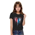 thumbnail image 3 of Odeerbi Camiseta de Algodón de Manga Corta Para Niños Y Niñas Día de La Independencia 4 de Julio, 3 of 6