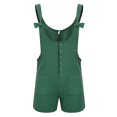 thumbnail image 2 of DYMADE Women's Overalls Sleeveless Jumpsuit Casual Female Playsuit Rompers Strap Shorts Pants With Pocket, 2 of 5