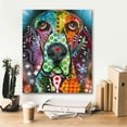 thumbnail image 5 of Epic Graffiti 'Basset Hound Original' by Dean Russo, Canvas Wall Art, 20"x24", 5 of 8