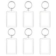 thumbnail image 5 of 6pcs Mini Photo Keychain Craft Photo Keychain Display Supplies DIY Picture Frame Key Ring Keychain Photo Holder for Home Office School, 5 of 5