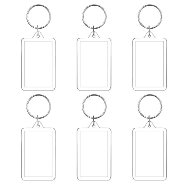 unbranded 6Ud Llaveros Portafotos Transparentes Para Llaves Creativo Para Mostrar Fotos Favoritas