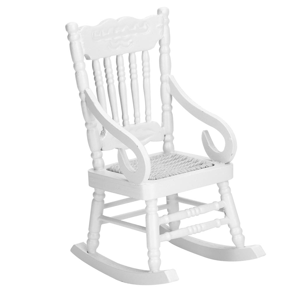 FAGINEY Miniature Rocking Chair,112 Dollhouse Miniature Furniture