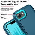 thumbnail image 3 of RegSun for iPhone 16e Case,Shockproof 3-Layer Full Body Protection [Without Screen Protector] Rugged Heavy Duty High Impact Hard Cover Case for iPhone 16e 2025,Turquoise, 3 of 6