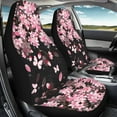 thumbnail image 3 of Yuyamidu Cherry Blossom Front Seat Covers for Cars Bucket Seat Covers Pink Butterfly Automotive Seat Covers Waterproof Automobile Accessories Interior Decoration, 3 of 7