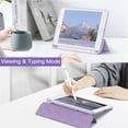 thumbnail image 6 of JETech Case for iPad Mini 5/4 (7.9-Inch 2019/2015 Model) with Pencil Holder, Clear Transparent Back Shell Slim Stand Shockproof Tablet Cover, Auto Wake/Sleep (Light Purple), 6 of 7