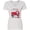 AA-White, variant on Inktastic Set My Heart on Fire Valentine Fire Truck with Hearts Women's V-Neck T-Shirt