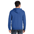 thumbnail image 3 of Gildan Heavy Blend Zip Up Hoodie, Midweight Hoodie, Fleece Hooded Sweatshirt, Royal, 2XL, 3 of 5