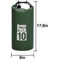 thumbnail image 2 of Dry Sack/Floating Waterproof Bag 2L/5L/10L/20L/30L for Boating, Kayaking, Hiking, Snowboarding, Camping, Rafting, Fishing and Backpacking, 2 of 5