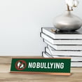 thumbnail image 2 of No Bullying, Stickman, Gold Frame Desk Sign (2x8"), 2 of 3