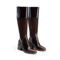 thumbnail image 3 of DREAM PAIRS Women's Classic Knee-High Boots with Side Zip, Low Block Heel – Perfect for Work, Casual, and Dressy Outfits, 3 of 8