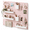 Pegboard Kit-Pink-2, variant on Modular Plastic Pegboard Wall Organizer Kit Pink 12x12 4 Panels