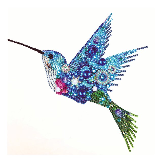 Kit Con Forma Especial Diamantes Imitación 5D Imágenes Bricolaje Búho Colibrí