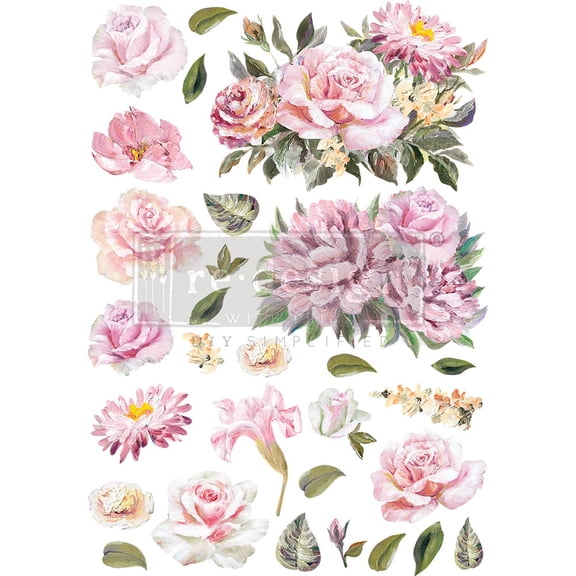 Rose Quartz I Prima Redesign furniture transfer I 24X35 3-Sheet Design