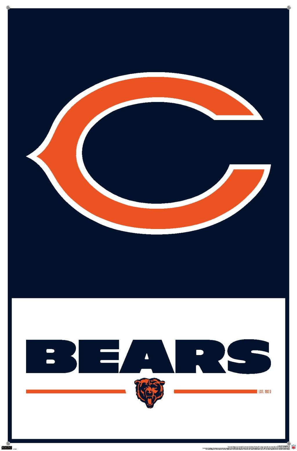 NFL Chicago Bears - Logo 21 Wall Poster, 22.375 x 34 