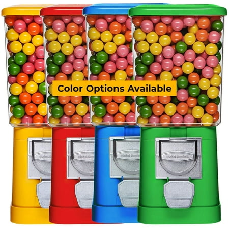 Gumball Machine with Stand - Green Home Vending Machine - Candy Dispenser - Bubble Gum Machine for Kids - Commercial Gumball Candy Bouncy Ball Machine