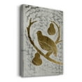 thumbnail image 3 of Partridge in a Pear Tree - Gold Leaf Holiday- Gallery Wrapped Canvas, 3 of 9