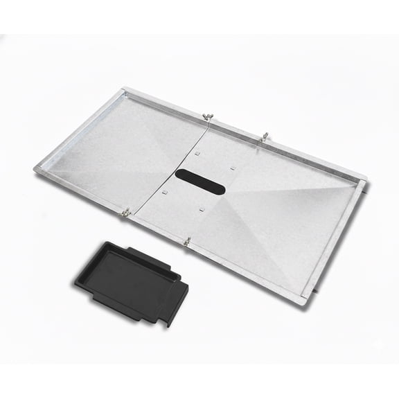 20–24 Inch Width, 12.5 Inch Depth Replacement Grease Tray for Charbroil Performance 4 & 5 Burner Gas Grills, Adjustable Charbroil Drip Tray with Pan
