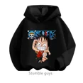 thumbnail image 3 of Sudadera con capucha de Anime One Pieces, ropa para niños, ropa para primavera y otoño para niñas, sudadera con dibujos animados de Luffy Zoro, traje para adolescentes, camisetas con capucha de Sonic, 3 of 5
