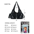 thumbnail image 5 of Angelkiss Hobo Shouder Purses for Women Crossbody Bag with Adjustable Long Straps Ultra Soft with Multiple Pockets, 5 of 5