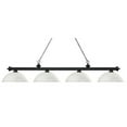 thumbnail image 6 of Zlite 200-4MB+BN-DMO14 4 Light Island, Billiard Light With Dome Matte Opal Glass Shades, 6 of 7