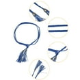 thumbnail image 3 of INSPIRE CHIC Women's Tassels Braided Skinny Waist Belts Royal Blue 132 cm/52 inches, 3 of 8