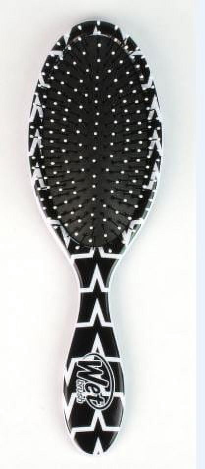 Wet Brush Pro Detangle IntelliFlex Bristles Travel Size 10.75" Oval Detangling Hair Brush, Chevron