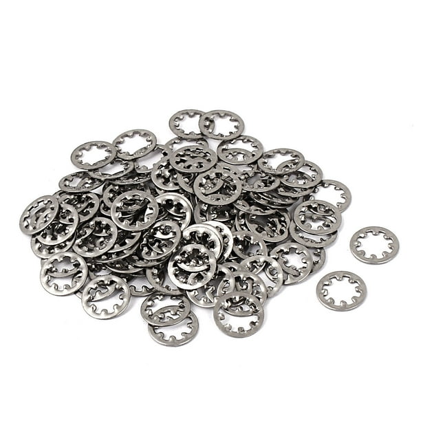 M5 304 Stainless Steel Internal Star Lock Washers 100 Pcs