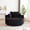 Corduroy Black, variant on FFH 55" Corduroy Swivel Chair, Round Lounge Chair Accent Chair, Beige