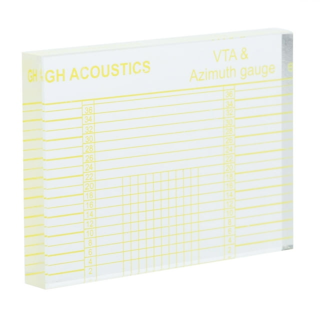 Phonograph VTA, Easy To Use Azimuth Alignment Ruler, Scratch And Chemical Resistance Office Home for Adult Audio Record