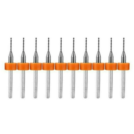 

10PCS PCB Drill Bits Carbide Engraving Cutter Rotary CNC Bit End Mill 0.1-1mm