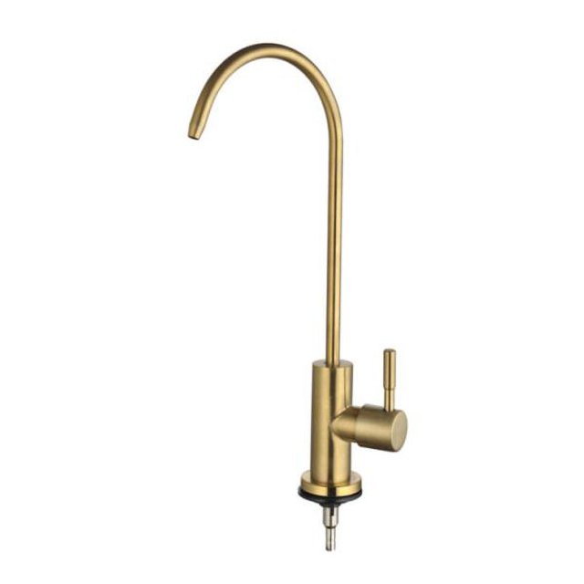 Stainless Steel Water Purifier Kitchen Water Purifier Faucet Straight Drinking Water Faucet Brushed Gold