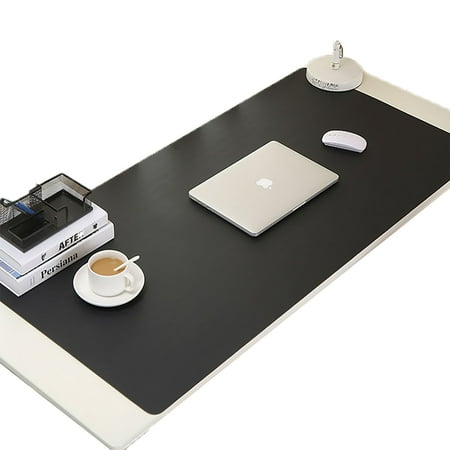 

Rectangular Tablecloth Solid Color PVC Tablecloth Easy To Clean Wipeable Waterproof Dust Proof Table Cover For Desk Study Computer -Black-70x120CM