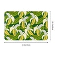 thumbnail image 3 of XMXT Non-Slip Polyester Bathroom Rugs Kitchen Door Mat, Colorful Cartoon Banana Machine Washable Bath Mats Rug for Kitchen Shower Bathtub Decor, 15.7 x 23.6 inches, 3 of 9