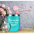 thumbnail image 2 of Mom Gifts from Daughter, Son, Kids - Funny Birthday Mothers Day Christmas Gifts Ideas for New Mom Wife Women - 12oz Mom Insulated Wine Tumbler Cup, 2 of 6