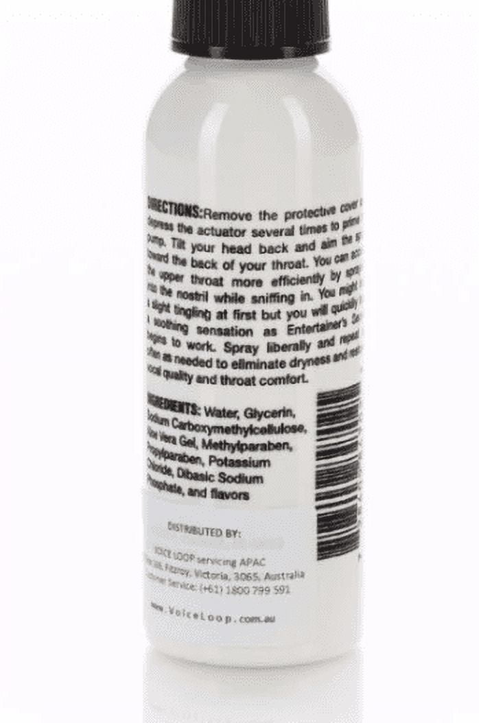 Sore Throat Relief Entertainer's Secret