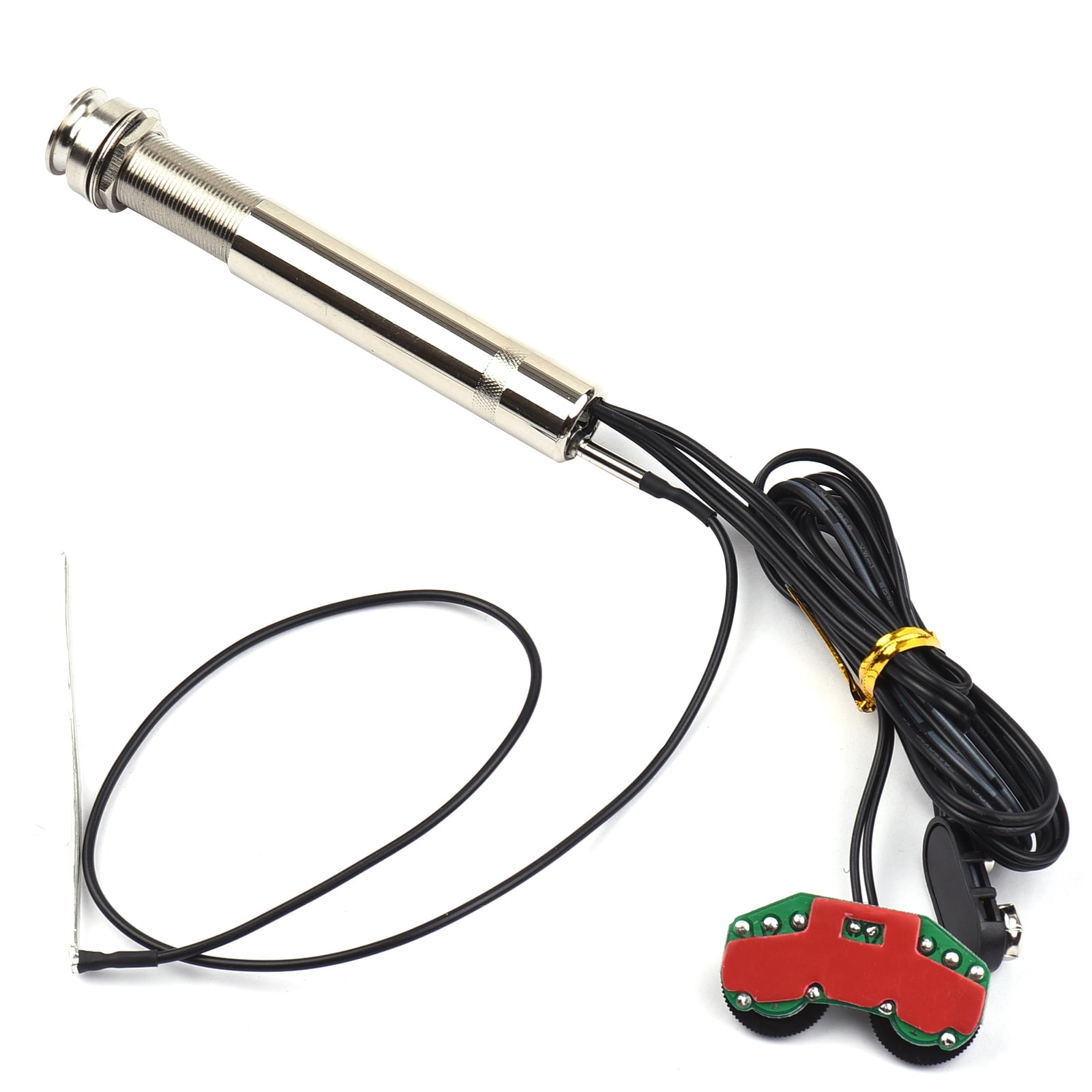 Active Pickup Acoustic Pen Tube Style Acoustic Guitar Undersaddle Pickup Active Pickup Volume and Tone Controls with Pickup Piezo Rod Only for Acoustic Guitar