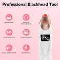thumbnail image 2 of CCNZZITSHT Electric Blackhead Remover Vacuum 4 Suction Power Mode Blackhead Remover Tool Black Head Remover for Face Whitehead Remover with Heating Mode, 2 of 7