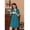 Blue Green, variant on Button Down Nursing Nightgown V Neck Breastfeeding Dress Short Sleeve Classic Maternity Pajamas