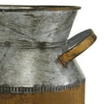 thumbnail image 5 of DecMode 7" x 9" Gray Metal Milk Can Decorative Jars, 1-Piece, 5 of 9