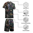 thumbnail image 3 of Kids Batman Athletic T-Shirt And Mesh Shorts Outfit Set Mesh Clothing Set for Boys, 3 of 7