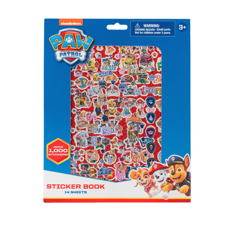 Paw Patrol Stickers for Kids 14 Sheet Sticker Book with Puffy Stickers 1200  + Sticker Pack