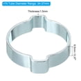 thumbnail image 2 of Unique Bargains 30 Pack 34-37mm Double Ear Hose Clamp, Galvanized Steel Crimp Rings, 2 of 6