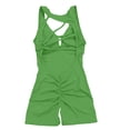 thumbnail image 6 of DHFJKG Workout Romper For Women Backless Sleeveless V Neck Sexy Yoga One Piece Short Jumpsuit Summer Gym Athletic Outfit Stylish Onesie, 6 of 7