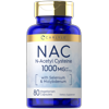 NAC Supplement N-Acetyl Cysteine | 1000 mg | 80 Capsules | With Selenium & Molybdenum | Vegetarian, Non-GMO & Gluten Free | By Carlyle