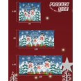 thumbnail image 6 of Christmas Garage Door Banner Cover 6 x 13 ft, Merry Christmas Xmas Tree Snowman Winter Snow Blue Christmas Garage Door Decorations Holiday Christmas Backdrop Decor for Winter New Year Xmas Party, 6 of 6