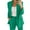 Green, variant on LEKDFST Women's 2 Piece Suit Lady One Button Business Work Office Slim Fit Blazer Jacket Pants Set Green L